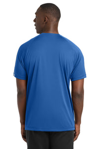 Sport-Tek Colorblock PosiCharge Competitor Tee - True Royal/ White Back