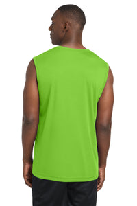 Sport-Tek Sleeveless PosiCharge Competitor Tee - Lime Shock Back
