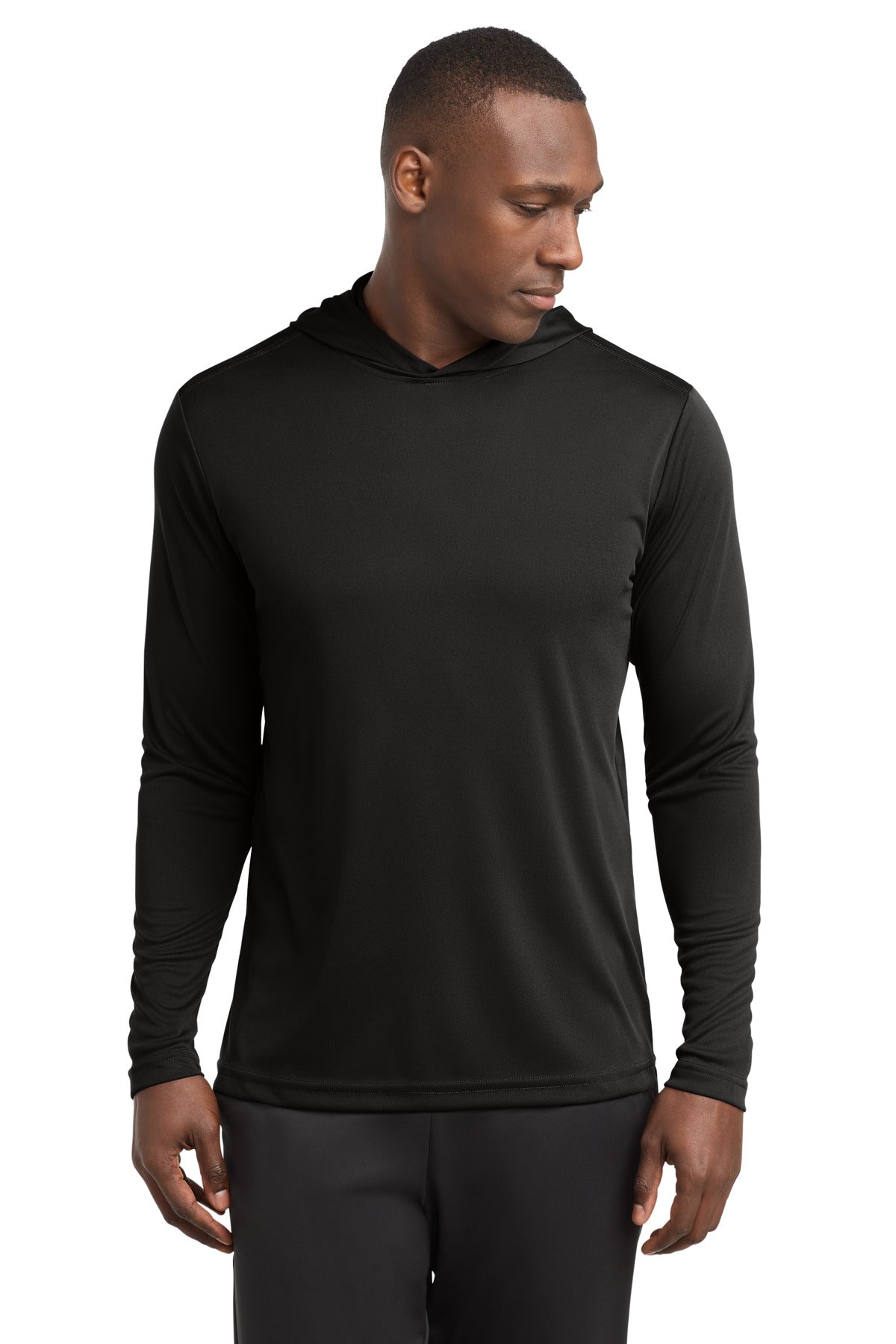 Sport-Tek  PosiCharge  Competitor  Hooded Pullover - Black