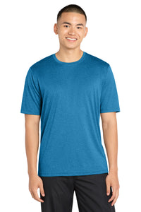 Sport-Tek Heather Contender Tee - Blue Wake Heather