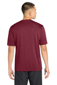 Sport-Tek Heather Contender Tee - Cardinal Heather Back