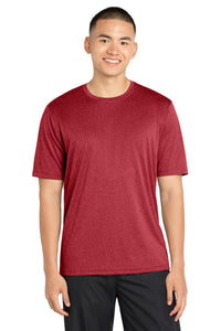 Sport-Tek Heather Contender Tee - Scarlet Heather