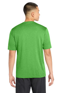 Sport-Tek Heather Contender Tee - Turf Green Heather Back