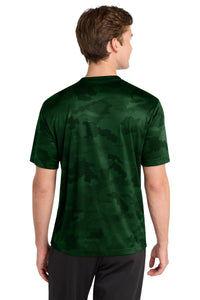 Sport-Tek CamoHex Tee - Forest Green Back