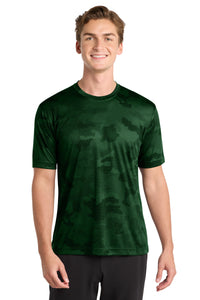 Sport-Tek CamoHex Tee - Forest Green