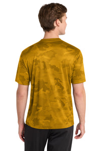 Sport-Tek CamoHex Tee - Gold Back