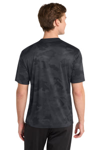 Sport-Tek CamoHex Tee - Iron Grey Back