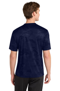 Sport-Tek CamoHex Tee - True Navy Back