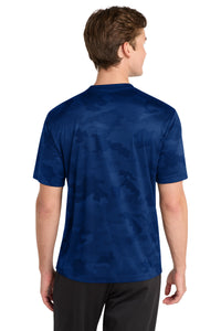 Sport-Tek CamoHex Tee - True Royal Back