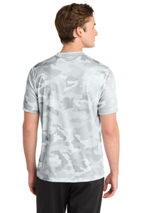Sport-Tek CamoHex Tee - White Back