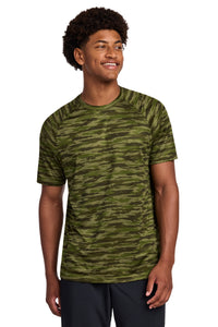 Sport-Tek Drift Camo Tee ST375 - Olive Drab Green
