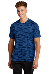 Sport-Tek Drift Camo Tee ST375 - Royal