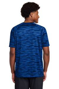 Sport-Tek Drift Camo Tee ST375 - True Royal Back