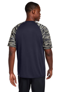 Sport-Tek Drift Camo Colorblock Tee ST376 - True Navy Back