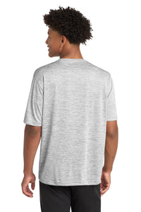 Sport-Tek PosiCharge Electric Heather Tee - Silver Electric Back