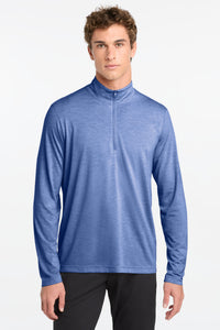Sport-Tek  PosiCharge  Tri-Blend Wicking 1/4-Zip Pullover - True Royal Heather