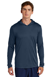 Sport-Tek Posi-UV Pro Long Sleeve Hoodie ST420LSH - True Navy