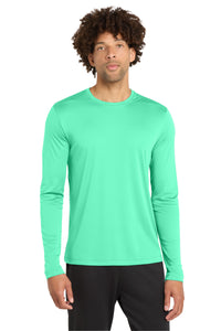 Sport-Tek  Posi-UV Pro Long Sleeve Tee - Bright Seafoam