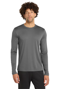 Sport-Tek  Posi-UV Pro Long Sleeve Tee - Dark Smoke Grey