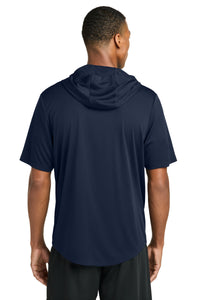 Sport-Tek Club Short Sleeve Hoodie ST445 - True Navy Back
