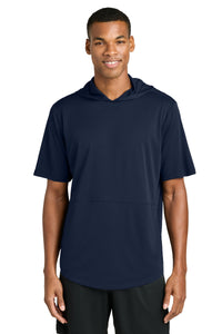 Sport-Tek Club Short Sleeve Hoodie ST445 - True Navy