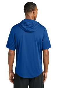 Sport-Tek Club Short Sleeve Hoodie ST445 - True Royal Back