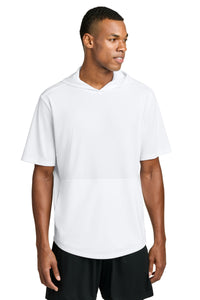 Sport-Tek Club Short Sleeve Hoodie ST445 - White