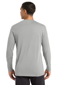 Sport-Tek Long Sleeve PosiCharge Competitor Cotton Touch Tee - Silver Back