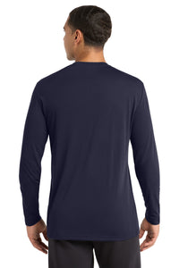 Sport-Tek Long Sleeve PosiCharge Competitor Cotton Touch Tee - True Navy Back