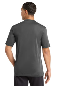 Sport-Tek PosiCharge Competitor Cotton Touch Tee - Dark Smoke Grey Back