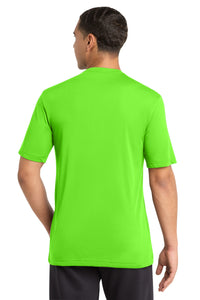 Sport-Tek PosiCharge Competitor Cotton Touch Tee - Neon Green Back