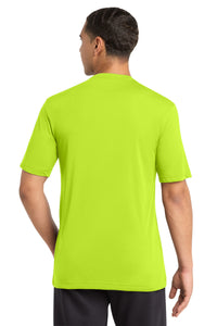 Sport-Tek PosiCharge Competitor Cotton Touch Tee - Neon Yellow Back