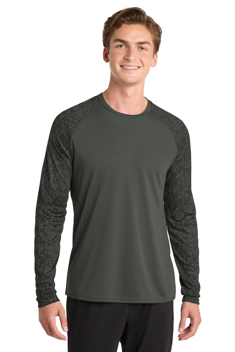 Sport-Tek  Long Sleeve Digi Camo Tee