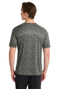 Sport-Tek  Digi Camo Tee - Grey Concrete Back