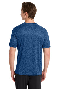 Sport-Tek  Digi Camo Tee - Royal Back