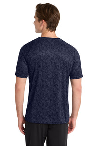 Sport-Tek  Digi Camo Tee - True Navy Back