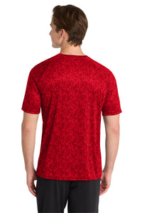 Sport-Tek  Digi Camo Tee - True Red Back