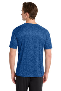 Sport-Tek  Digi Camo Tee - True Royal Back