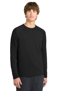 Sport-Tek  Long Sleeve Rashguard Tee - Black