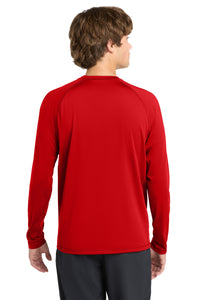 Sport-Tek  Long Sleeve Rashguard Tee - True Red Back