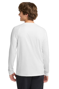 Sport-Tek  Long Sleeve Rashguard Tee - White Back