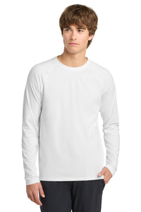 Sport-Tek  Long Sleeve Rashguard Tee - White