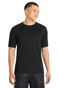 Sport-Tek  Rashguard Tee - Black