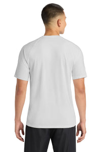 Sport-Tek  Rashguard Tee - White Back