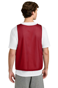Sport-Tek Lacrosse Reversible Pinnie ST512 - Deep Red/ White Back