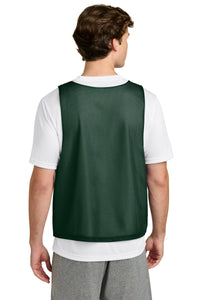 Sport-Tek Lacrosse Reversible Pinnie ST512 - Forest Green/ White Back