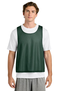 Sport-Tek Lacrosse Reversible Pinnie ST512 - Forest Green/ White
