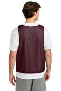Sport-Tek Lacrosse Reversible Pinnie ST512 - Maroon/ White Back