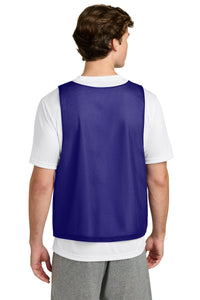 Sport-Tek Lacrosse Reversible Pinnie ST512 - Purple/ White Back