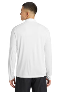 Sport-Tek   Posi-UV  Pro Long Sleeve Polo - White Back